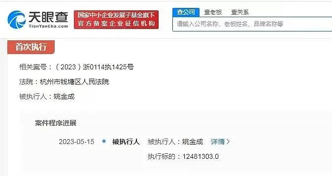 啊？嗯？寄！RNG老板被杭州市钱塘区人民法院强制执行1248万元 - 1