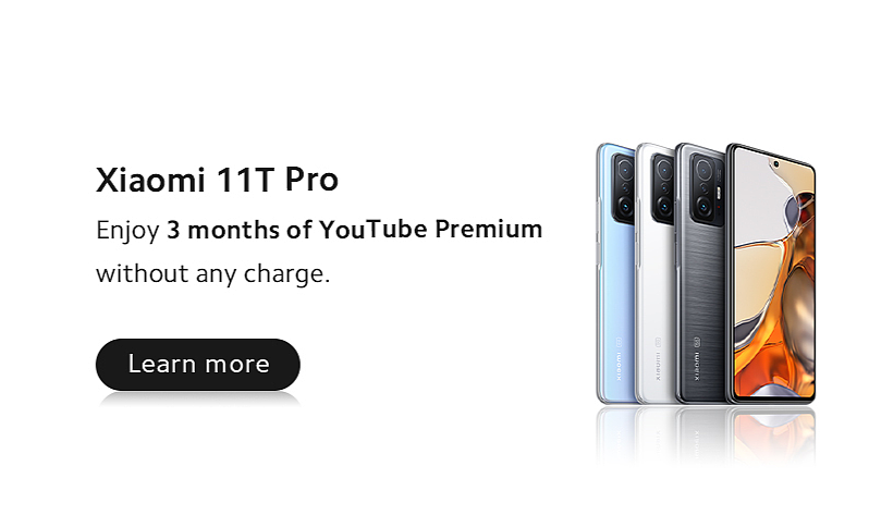 小米 11T / Pro、Redmi Note 11 / Pro 新手机用户可免费获得最多 3 个月 YouTube Premium 订阅服务 - 3
