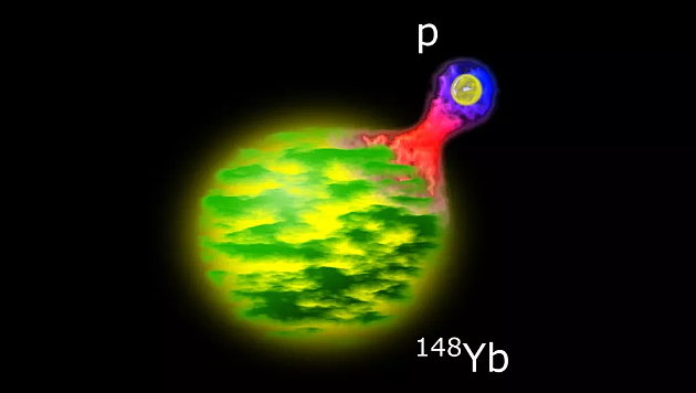 科学家创造奇怪的南瓜形原子核：在450纳秒内衰变 - 1