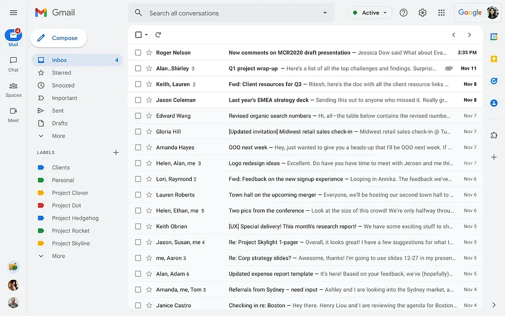 Gmail即将改版：更深度整合Google Workspace办公套件 - 1