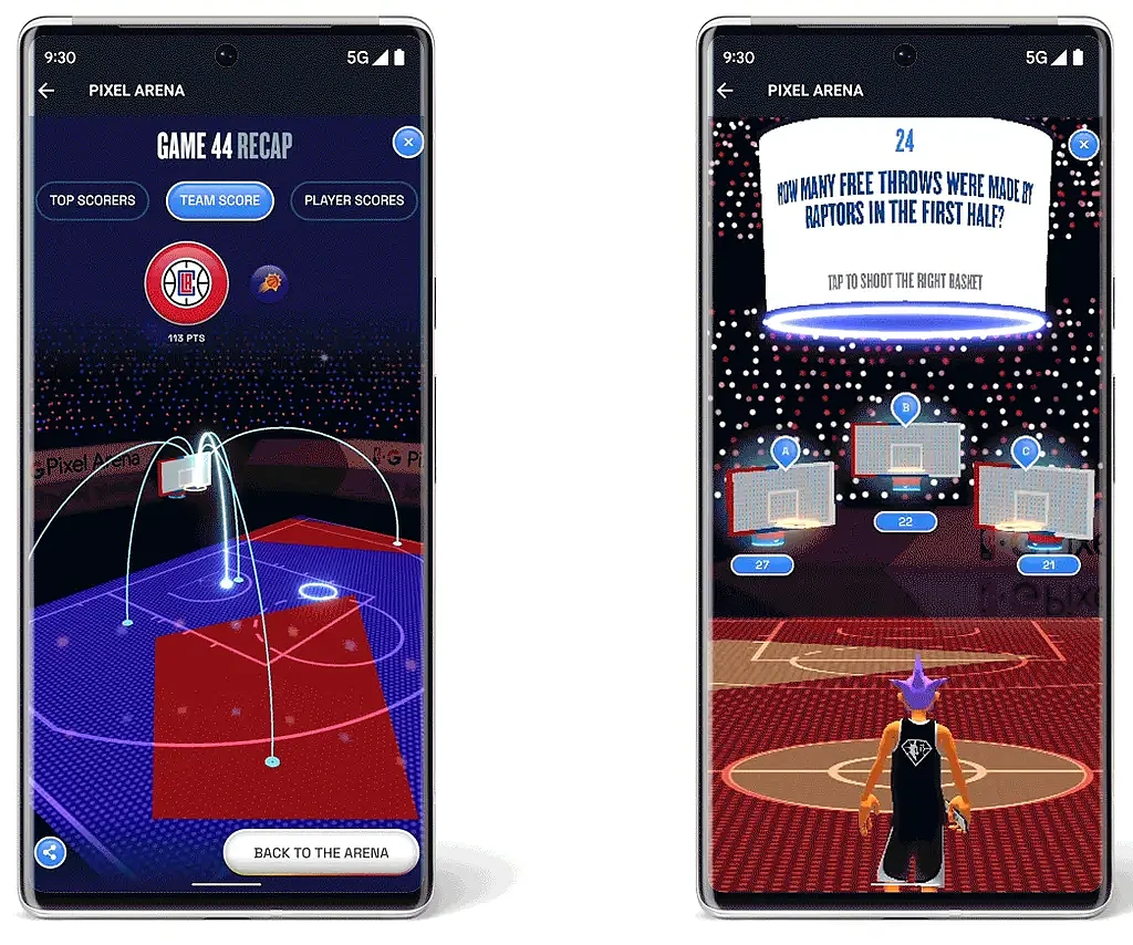 NBA和Google携手推Pixel Arena：为球迷提供全新比赛观看体验 - 3