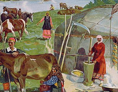 古代游牧民族的饮食生活：肉类为主，但并非唯一 - 1