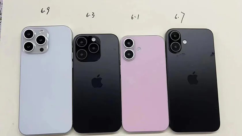 苹果 iPhone 16 系列模型曝光，展示超大 Pro Max 机型和全新摄像头模组 - 1