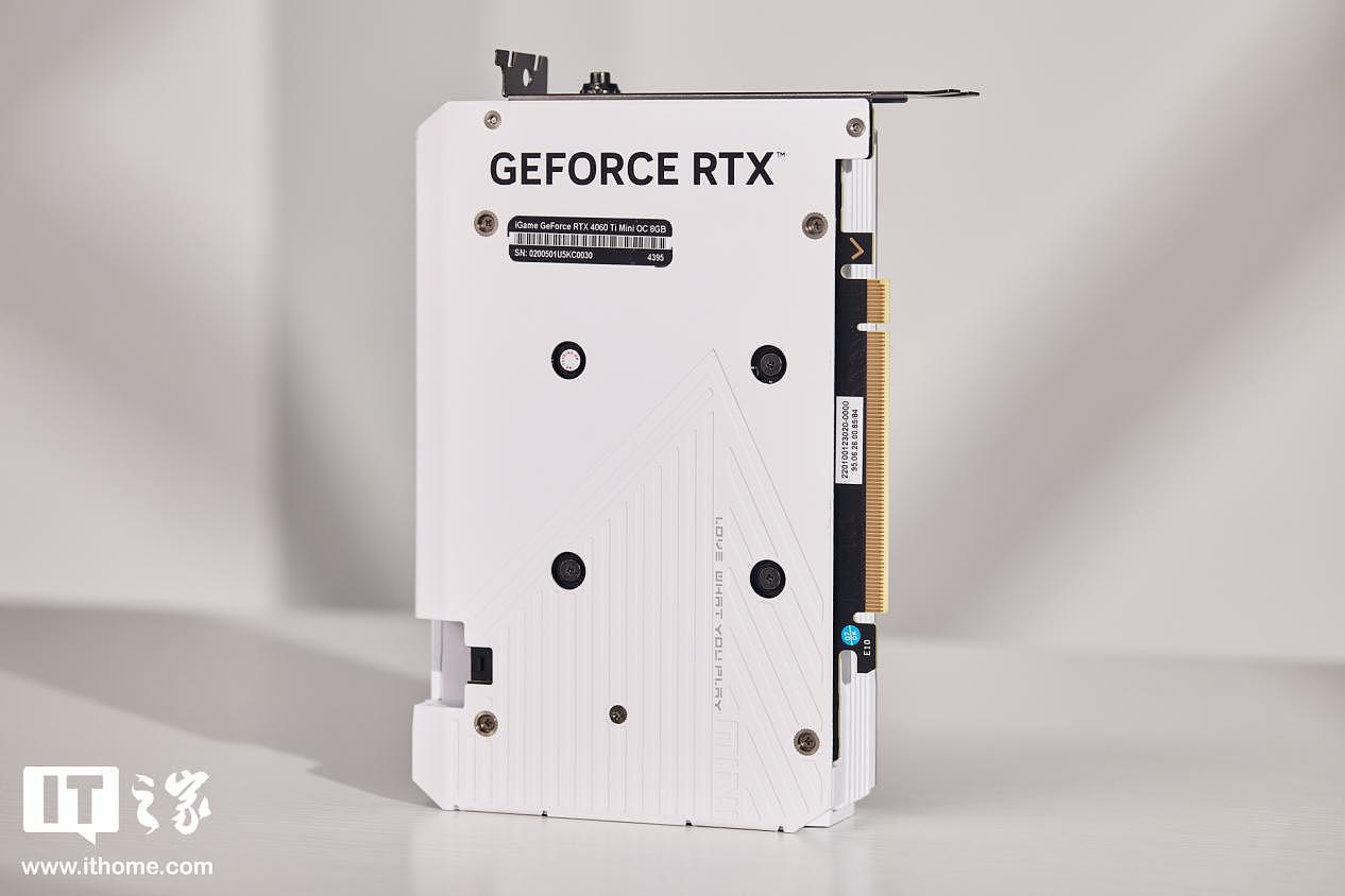 【IT之家开箱】iGame GeForce RTX 4060 Ti Mini OC 8GB 图赏：ITX 玩家狂喜的单风扇小钢炮 - 5