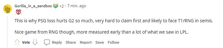 Reddit热议RNG击败G2：GALA这么强是因为他要和LPL更强的AD比赛 - 10