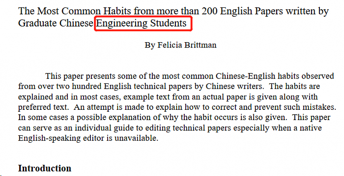 导师“防秃”指南：审了200篇“中式英语”论文 你应该这样写...... - 2