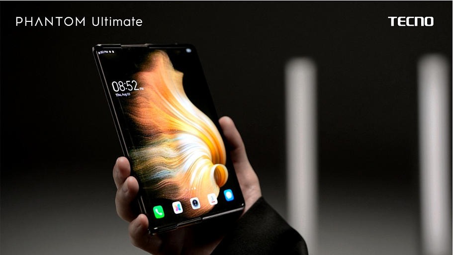 传音 Tecno 发布卷轴屏概念手机 PHANTOM Ultimate，6.55 英寸扩展至 7.11 英寸 - 1
