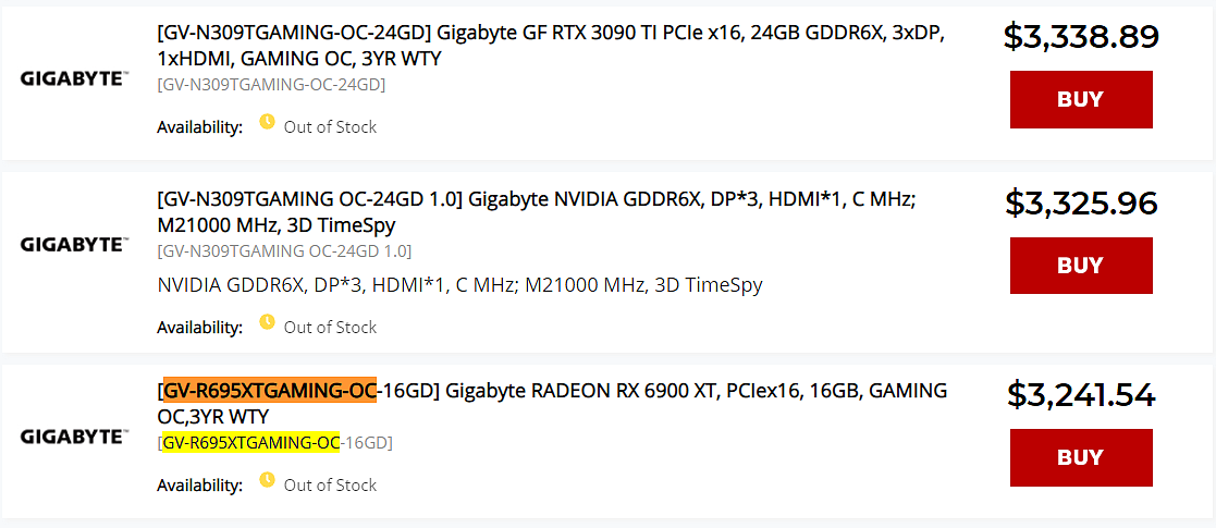 AMD RX 6950 XT显卡在澳洲电商偷跑 售价1.5万起步 - 2