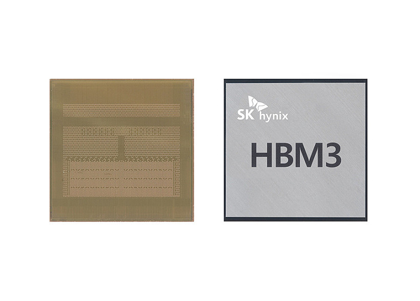 HBM3 芯片正面照