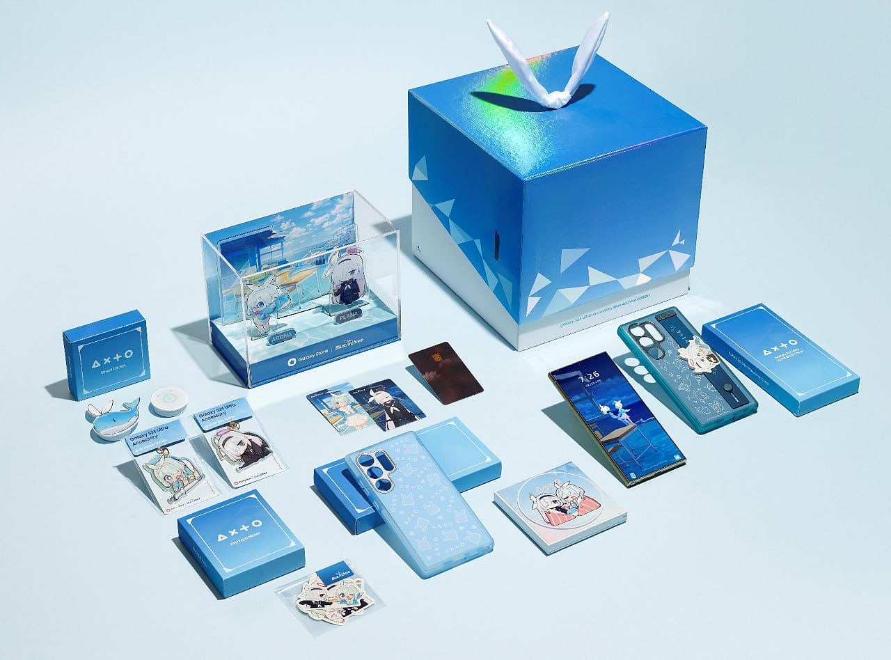 三星在韩国推出《蔚蓝档案》Galaxy S24 Ultra 联动配件，限量发售 2000 套 - 1