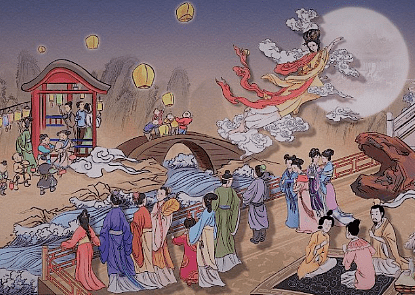 古代中秋节的假期传统：追溯起源与演变 - 1