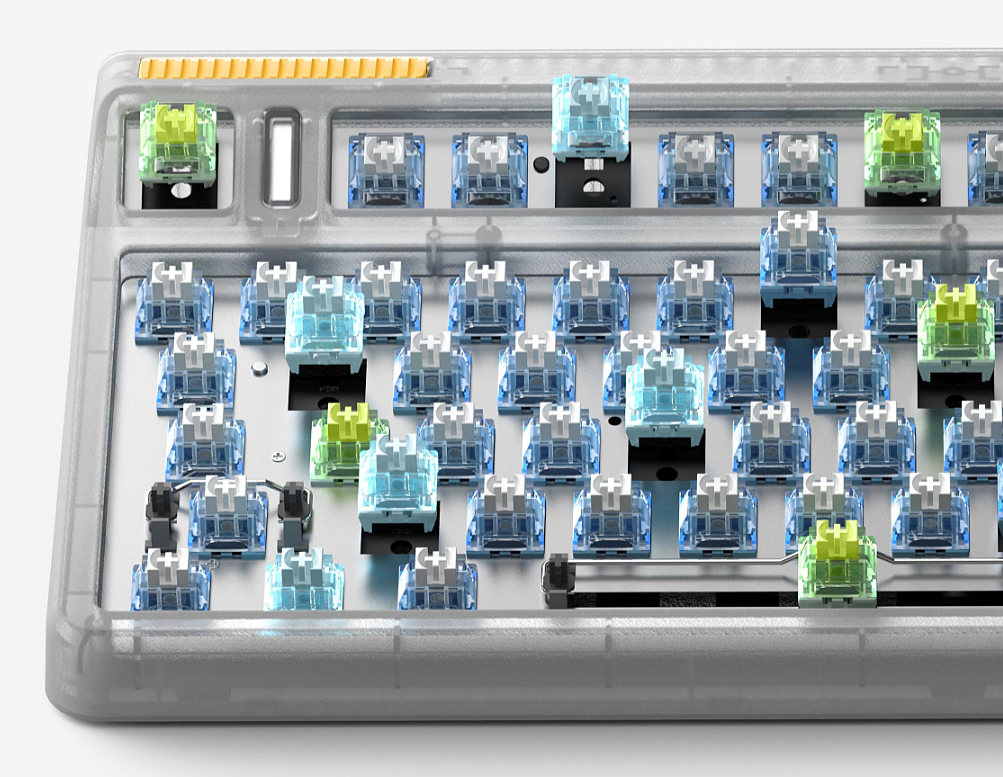魅族超触感透明机械键盘将于年后发售：799 元，还将推出「白金独角兽」键帽 - 4