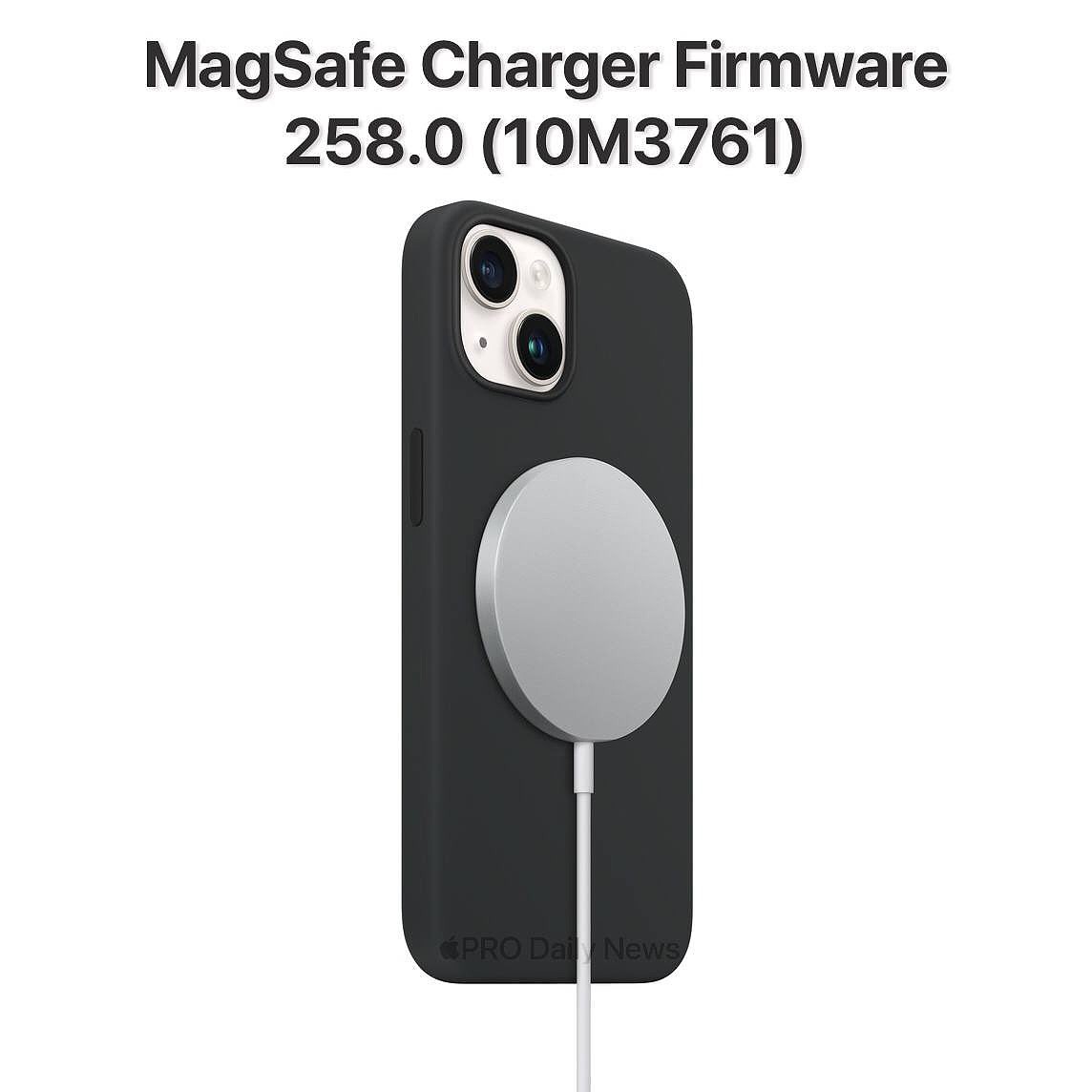 第 4 次更新，苹果为 MagSafe 充电器发布 10M3761 固件 - 1