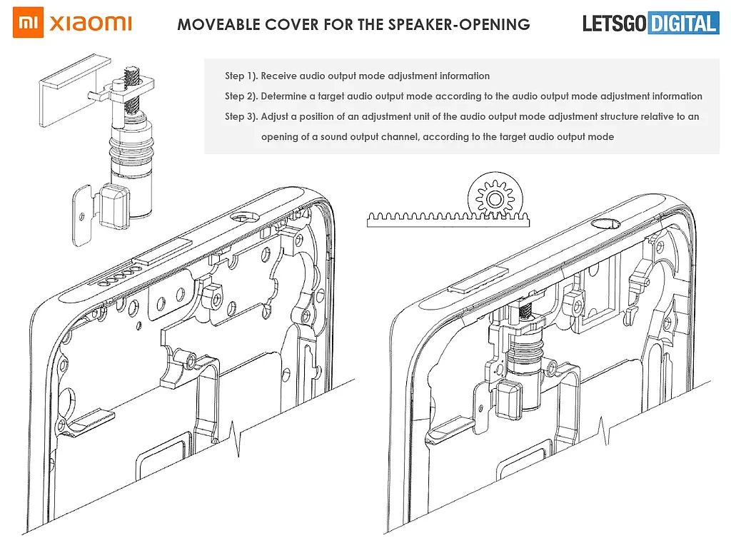 小米新专利升级扬声器系统 通过机械盖板增强通话质量 - 2
