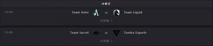 TI11决赛日（29日）赛事预告：明日12点 Aster vs Liquid - 1