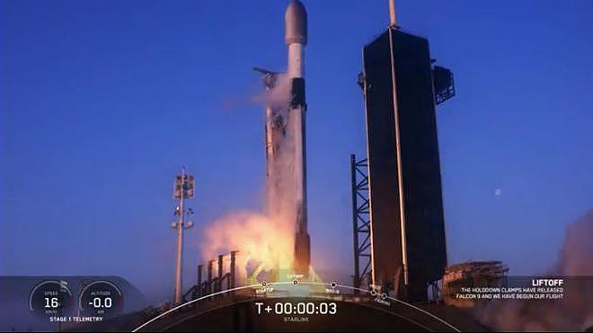 SpaceX再发53颗星链卫星 五天发射三批 - 1