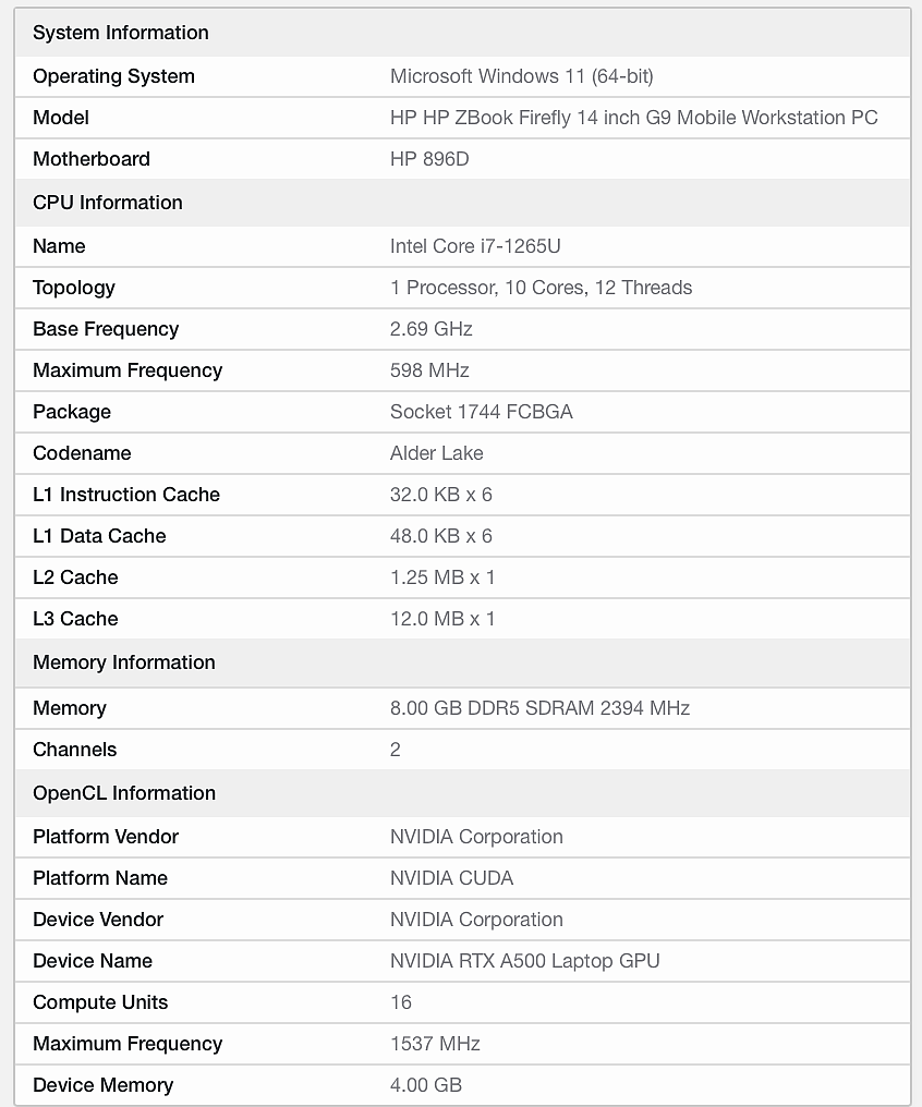 惠普 ZBook Firefly 14 G9 轻薄移动工作站曝光，搭载 RTX A500 显卡 - 1