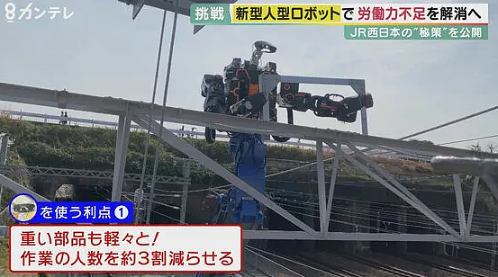 日本国铁开发人形机器人干粗活  酷似高达功能众多 - 5