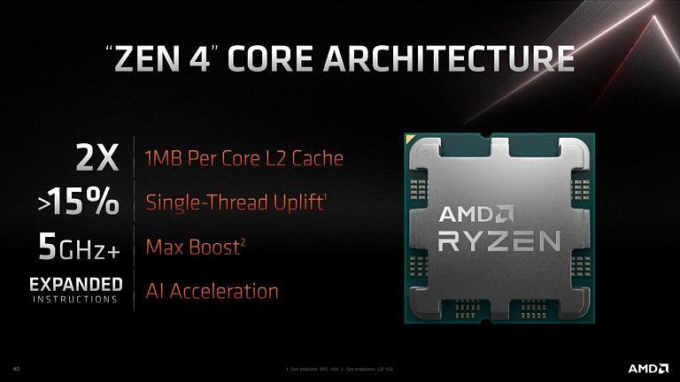 5.5GHz！苏妈演示 AMD 锐龙 7000 系列 Zen4 CPU 游戏性能：单线程性能提升 15% 以上 - 3