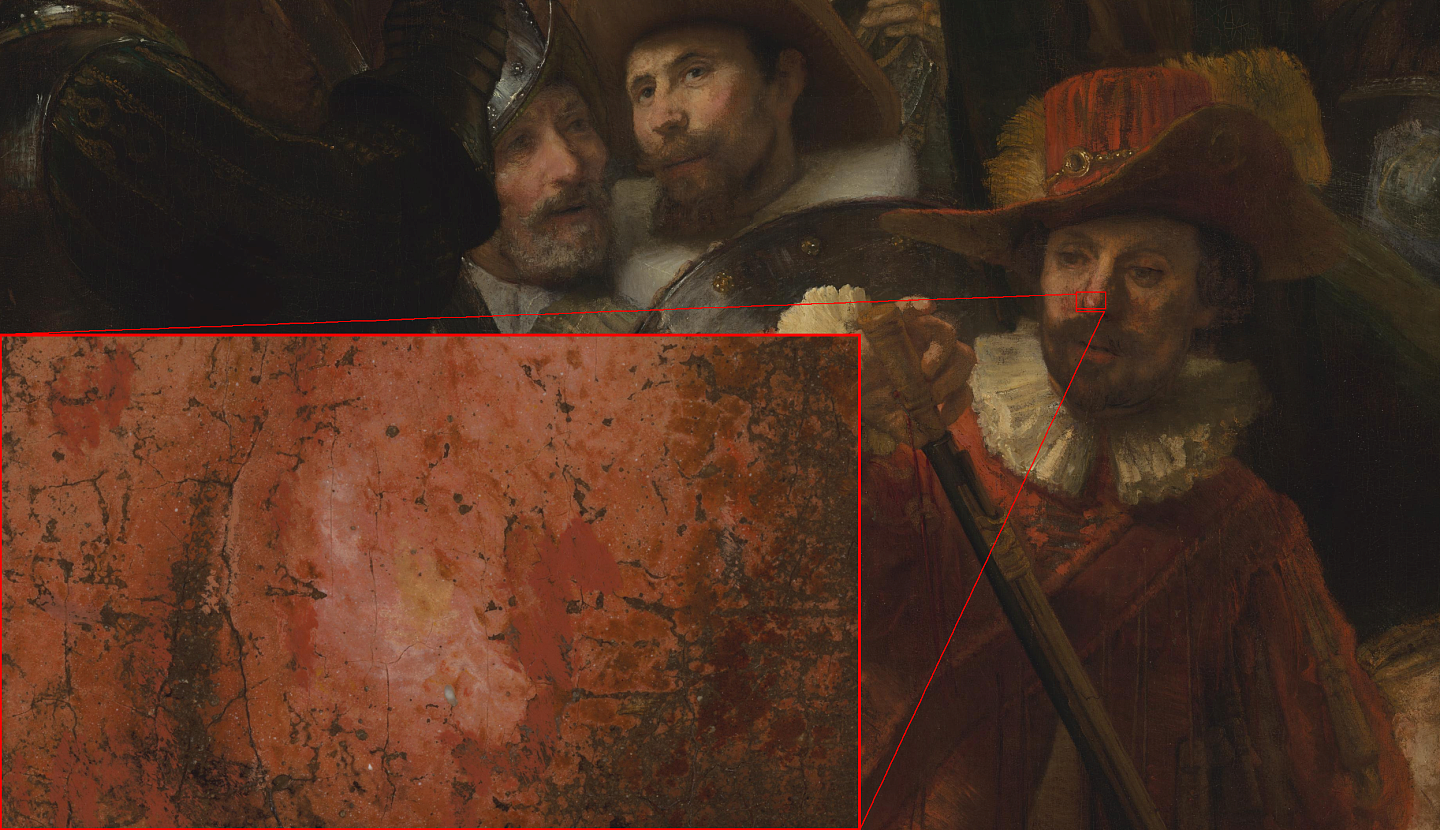 7170亿像素级照片展示伦勃朗杰作《夜巡》的空前细节 - 4