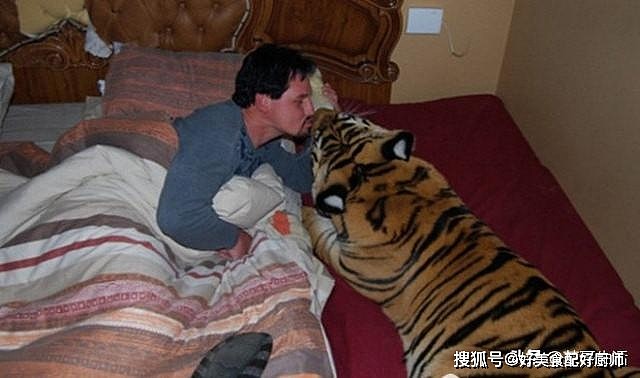 夫妻俩领养老虎作宠物，把它当宝贝全心照顾，吃食比人还奢侈 - 4