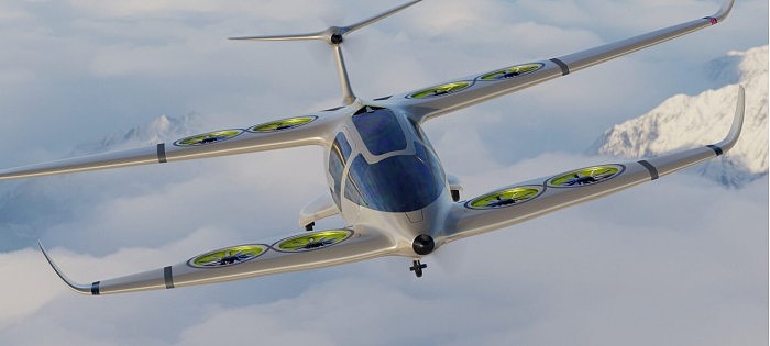 [图]Ascendance公司修改其长续航混合动力VTOL空中出租飞机的设计 - 7