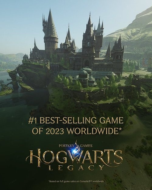 《霍格沃茨之遗》为去年全球销量第一的游戏 总销量破2400万 - 1