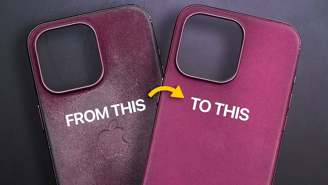 苹果 iPhone 15 精织斜纹保护套并非“一无是处”，新视频表明其易于修复 - 1