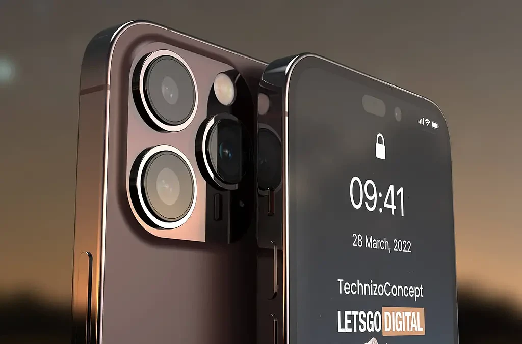 [视频]iPhone 14 Pro高清渲染：双打孔设计+A16 Bionic芯片 - 1