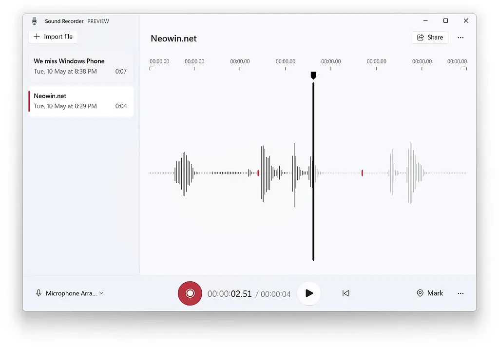 [图]Windows Voice Recorder更名Sound Recorder：并启用全新UI - 2