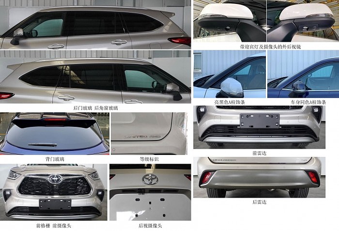 合资中型SUV常青藤上新 新款丰田汉兰达亮相：2.0T回归 - 4
