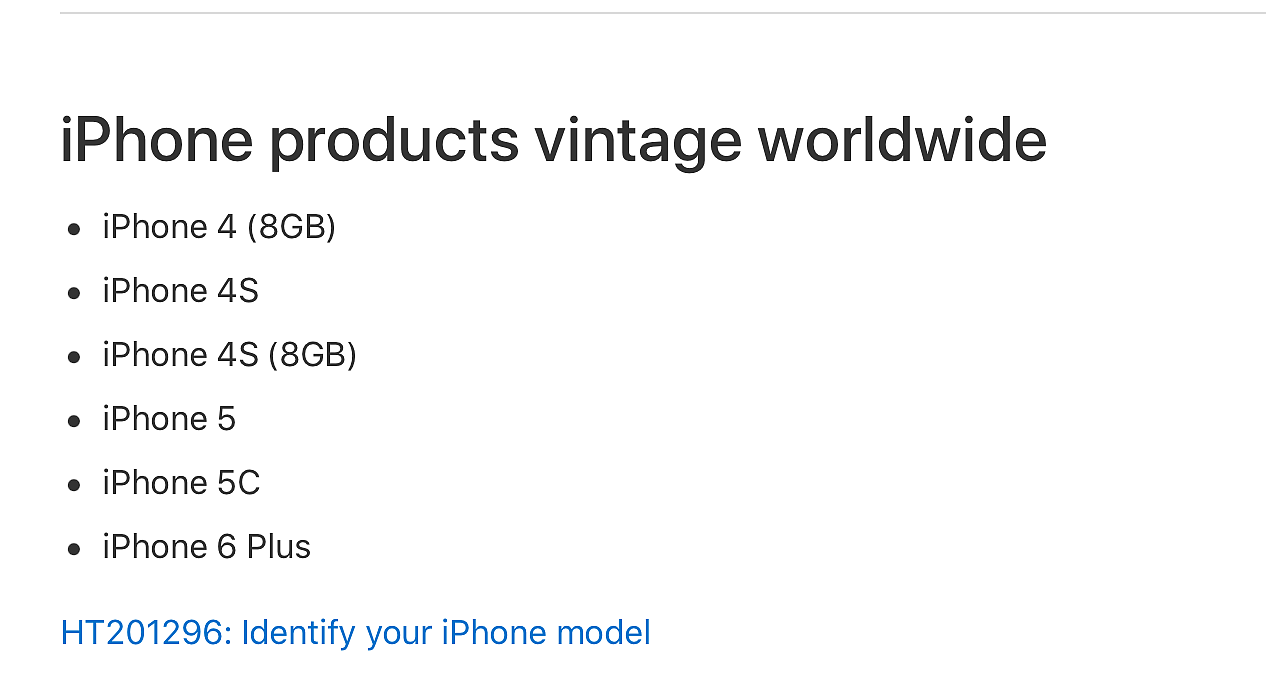 苹果 iPhone 6 Plus 被列入“过时产品”名单：已停售 5 年 - 2