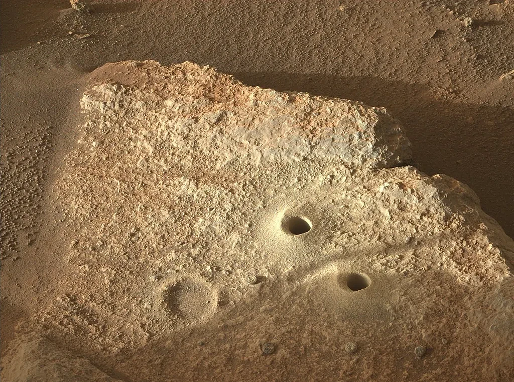 “毅力号”创造“惊讶”脸 已重新成功采集Issole火星岩石样本 - 2