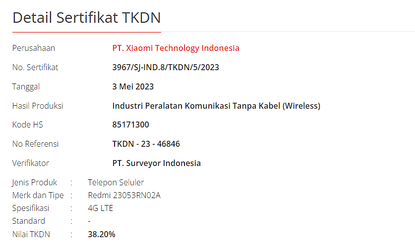 Redmi 12 手机通过 TKDN 认证：5000mAh 电池 + 33W 快充 - 2