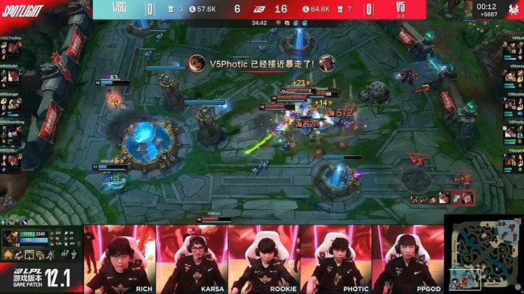 WBG 2-1 V5赛场麦克疯、huanfeng：Nice！！！过年过年！ - 1