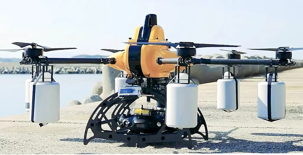 KDDI合作开发海空系统：用空中无人机运输和部署水下无人机 - 3