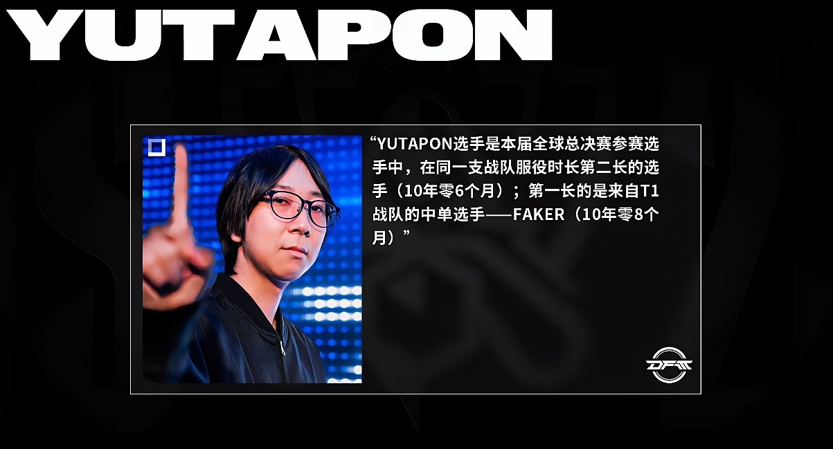 一人一城！Yutapon效力于同一支队伍的时间仅次于Faker - 1