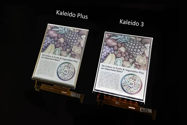 E Ink元太科技发表新一代E Ink Kaleido ™ 3彩色印刷电子纸技术 - 2