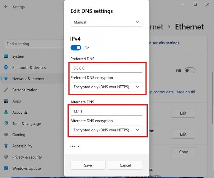 [技巧]如何在Windows 11上启用DNS over HTTPS功能 - 4