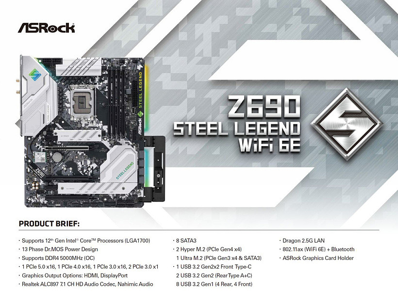 华擎发布多款 Z690 主板：ITX 至 ATX 规格，最高 20 相 Dr.MOS 供电 - 10