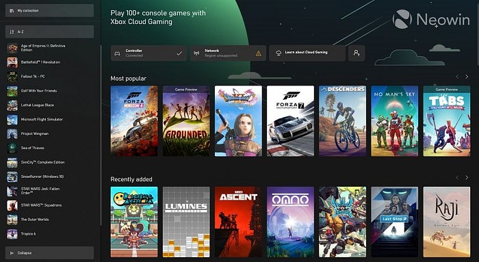 Windows端Xbox应用开放Xbox Cloud Gaming和Remote Play功能 - 2