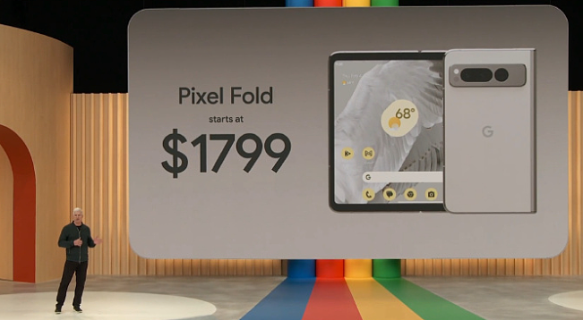 谷歌首款“亲儿子”折叠屏手机 Pixel Fold 正式发布：Tensor G2、7.6 英寸内屏，1799 美元起 - 10