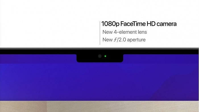 新款14/16吋MacBook Pro升级1080P摄像头 满足在线视频需求 - 2