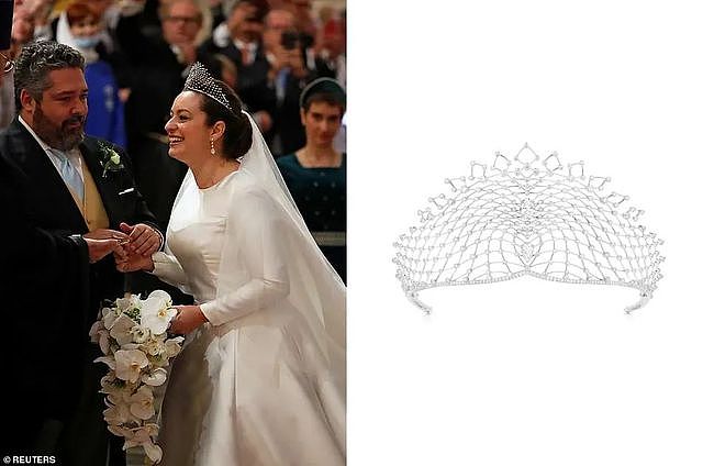 俄罗斯百年一遇“皇室婚礼”，新娘穿高定戴Chaumet冠冕 - 7
