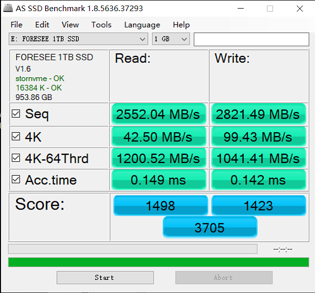 【IT之家评测室】江波龙 FORESEE XP1000 1TB SSD 体验：主流性能，超低发热 - 7