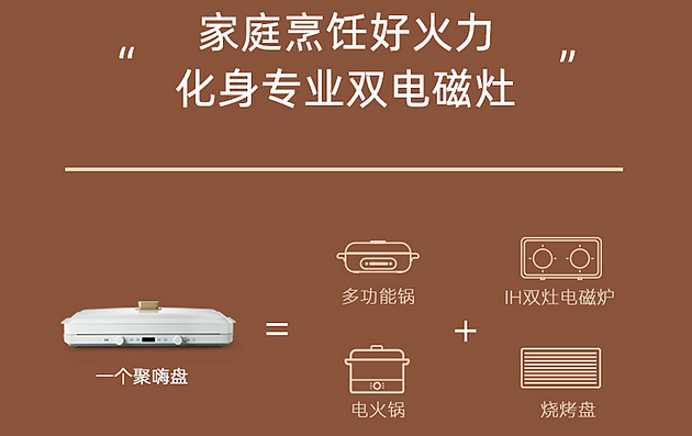 乐视发布乐视嗨烤盘：售价699元的双灶电磁炉多功能料理机 - 3