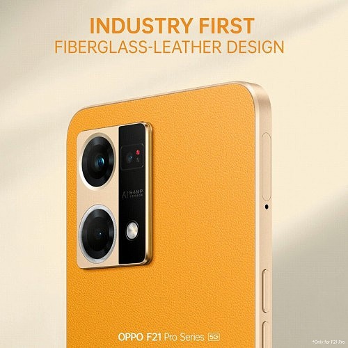 OPPO F21 Pro 5G 手机将在 4 月 12 日发布：直边边框，多层纹理涂层、玻璃纤维皮革设计 - 3