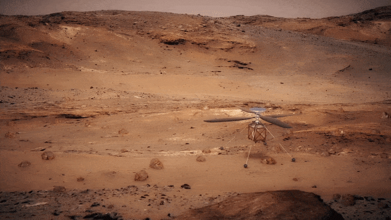 Ingenuity火星直升机准备滑过隆起的山脊并在Séítah南侧边缘降落 - 1