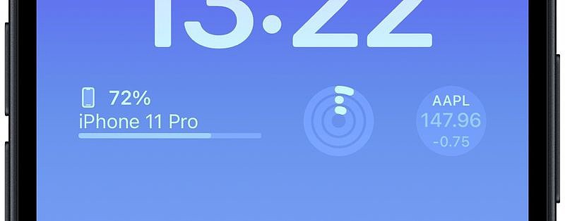 新鲜方便实用！苹果 iOS 16 Beta 添加到 iPhone 锁屏所有小组件大盘点：电量、天气... - 3
