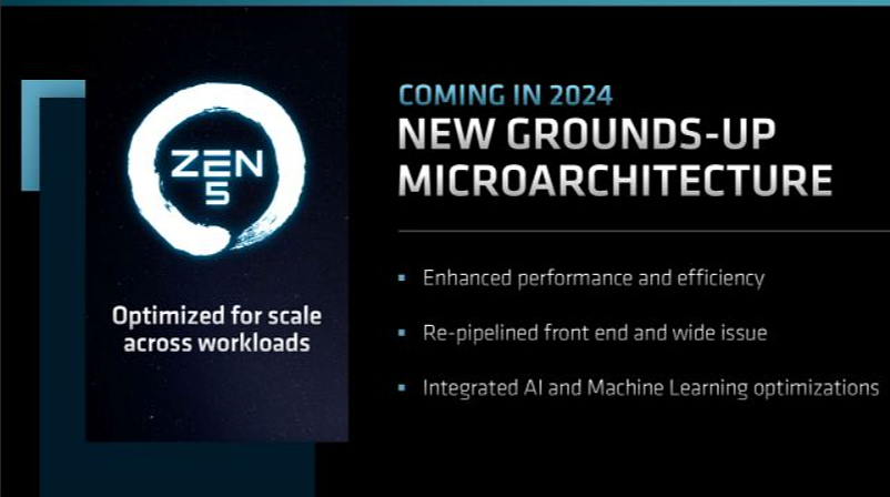 AMD Zen5 架构官宣 2024 年发布：4nm / 3nm 节点工艺，改进 AI 和机器学习性能 - 4